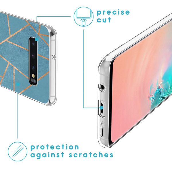 imoshion Coque Design Samsung Galaxy S10 - Blue Graphic