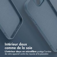 imoshion Coque Couleur avec MagSafe Apple iPhone 14 - Bleu foncé