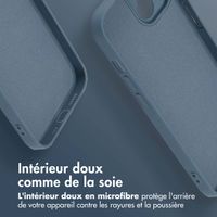 imoshion Coque Couleur avec MagSafe iPhone 14 - Bleu foncé