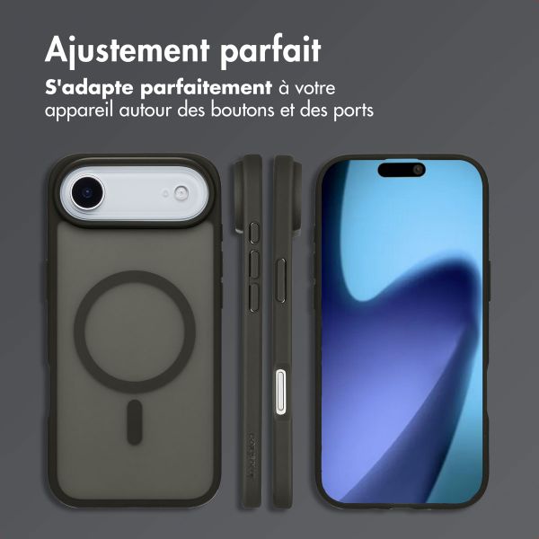 imoshion Coque Color Guard avec MagSafe Apple iPhone Air - Noir