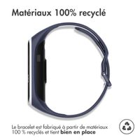 imoshion Bracelet sportif en silicone Samsung Galaxy Fit 2 - Bleu / Blanc