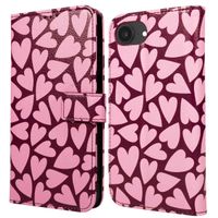 imoshion Étui de télephone portefeuille Design Apple iPhone 16e - Hearty Blush