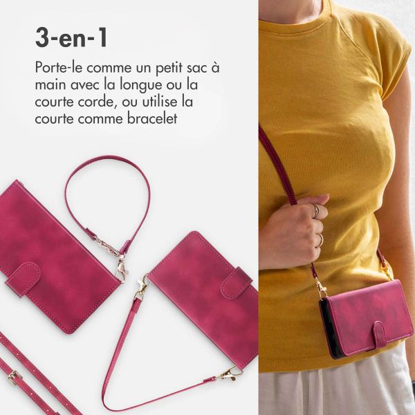 imoshion Etui de télephone portefeuille avec cordon Apple iPhone 17 - Rouge