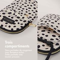 Selencia ﻿Pochette pour téléphone - Irregular Spots Black