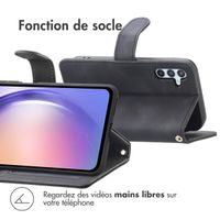 imoshion Etui de téléphone portefeuille avec cordon Samsung Galaxy A56 - Noir