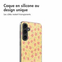 imoshion Coque design pour Samsung Galaxy S23 FE - Sunny Yellow Petite Flowers