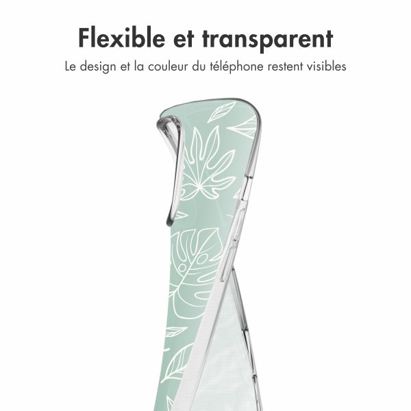 imoshion Coque Design Apple iPhone 16 Pro - Leaves Line-Art