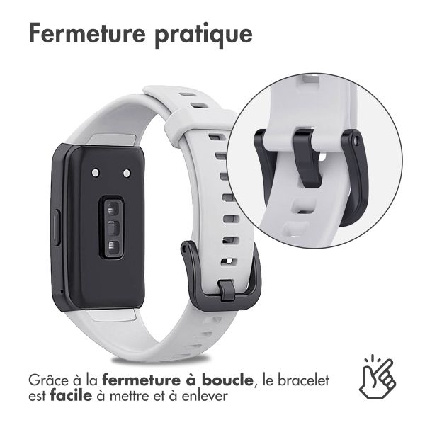 imoshion Bracelet en silicone Huawei Band 6 / Honor Band 6 - Blanc