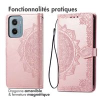 imoshion Etui de téléphone Motorola Moto G05 / E15 - Rose Gold