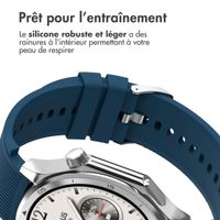 imoshion Bracelet en silicone OnePlus Watch 3 / 2 / 2R / Oppo Watch X2 / X - Bleu foncé