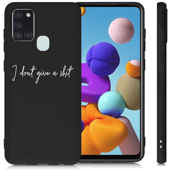 imoshion Coque Design Samsung Galaxy A21s - Quote - Noir