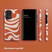 Selencia Coque arrière Vivid Tough Samsung Galaxy A52(s) (5G/4G) - Dream Swirl Orange