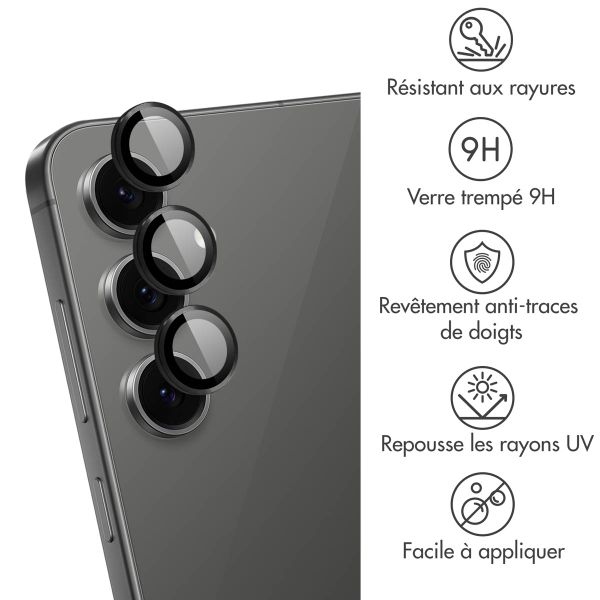 imoshion Protection d'objectif d'appareil photo (pack de 2) pour Samsung Galaxy S25 FE - Noir