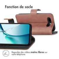 imoshion Étui de télephone portefeuille de luxe Google Pixel 9A - Marron