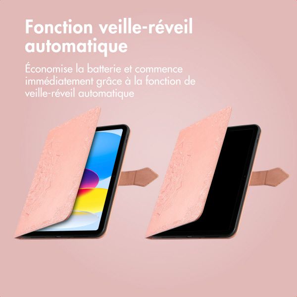 imoshion Coque tablette Apple iPad 11 (2025) 11 pouces A16 / iPad 10 (2022) 10.9 pouces - Rose Gold