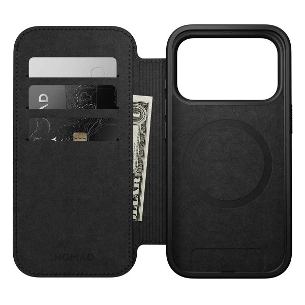 Nomad Étui de télephone portefeuille Modern Leather Folio Apple iPhone 17 Pro - English Tan