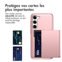imoshion Coque arrière avec porte-cartes Samsung Galaxy S23 - Rose Doré