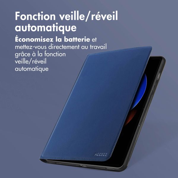Accezz Coque tablette Classic Xiaomi Pad 6S Pro 12.4 - Bleu foncé