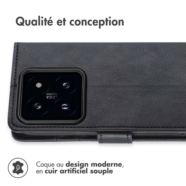 imoshion Étui de télephone portefeuille Xiaomi 14 - Noir
