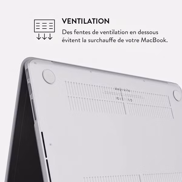 Burga Coque Rigide Apple MacBook Air 13 pouces (2022 / 2024 M3 / 2025 M4 / 2026 M5) - Reset Button