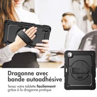 Accezz Coque arrière robuste avec bandoulière iPad Pro 13 (2024) M4 - Noir