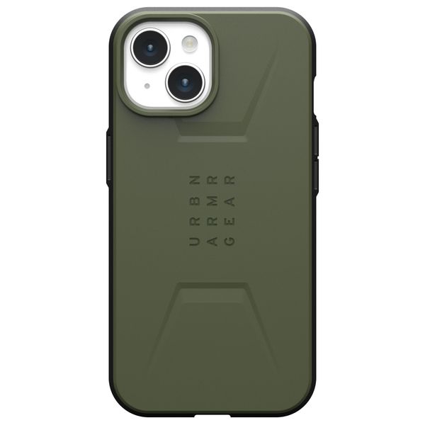 UAG Coque Civilian MagSafe iPhone 15 - Olive Drab