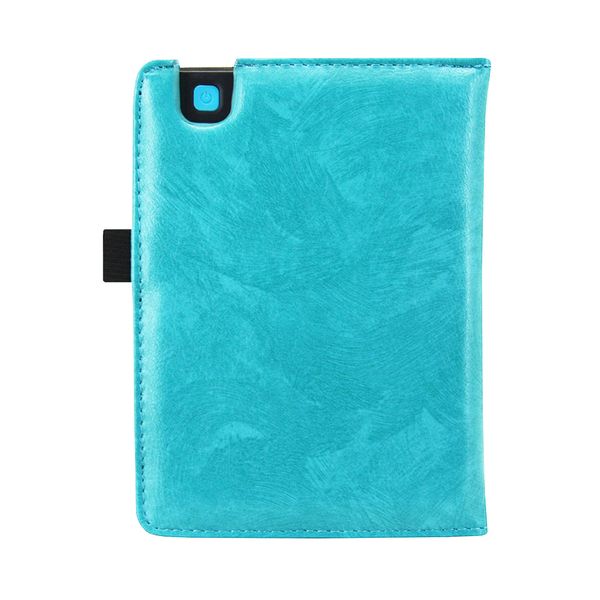 imoshion Etui portefeuille Luxe unie Kobo Aura Edition 2 - Turquoise