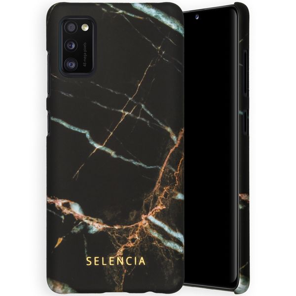 Selencia Coque Maya Fashion Samsung Galaxy A41 - Marble Black