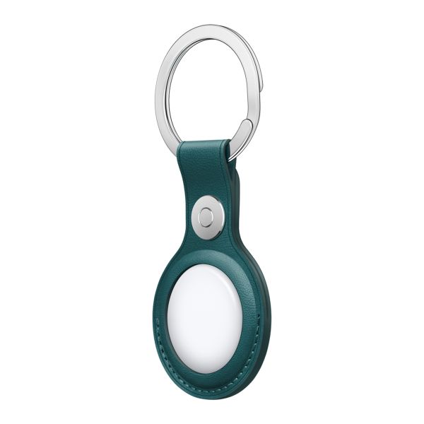 Apple Leather Key Ring Apple AirTag - Forest Green