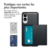 imoshion Coque arrière avec porte-cartes Samsung Galaxy S25 Edge - Noir