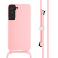 imoshion ﻿Coque en silicone avec cordon Samsung Galaxy S22 - Rose