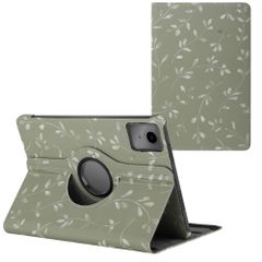 imoshion Coque tablette Design rotatif à 360° Lenovo Tab M11 - Green Flowers