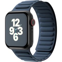 WiWu Bracelet à maillons tissés magnétiques Apple Watch Series 1 á 10 / SE / Ultra (2) (44/45/46/49 mm) - Bleu Océan