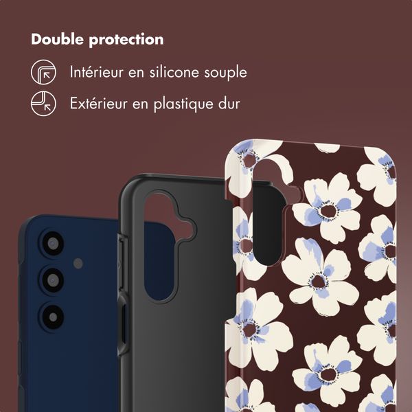 Selencia Coque arrière Vivid Samsung Galaxy A16 - Choco Flower Pop