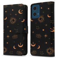 imoshion Étui de télephone portefeuille Design Motorola Moto G34 - Sky Black