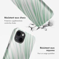 Selencia Coque arrière Vivid avec MagSafe Apple iPhone 13 - Nature Grayed Jade