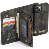 CaseMe Etui de téléphone de luxe en cuir deux iPhone 13