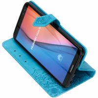 Etui de téléphone portefeuille Mandala Huawei Mate 10 Lite