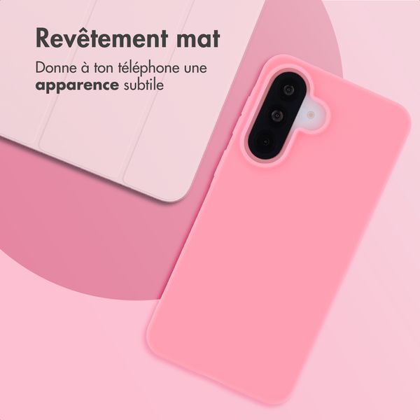 imoshion Coque Couleur Samsung Galaxy A37 (5G) - Bubblegum Pink