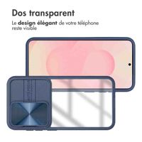 imoshion Coque arrière Camslider Samsung Galaxy S25 - Bleu foncé