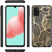 imoshion Coque Design Samsung Galaxy A41 - Golden Leaves