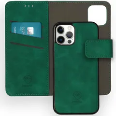 imoshion Etui de télephone luxe 2-en-1 amovible Apple iPhone 12 (Pro) - Vert foncé