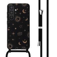 imoshion Coque design en silicone avec cordon Samsung Galaxy S24 - Sky Black