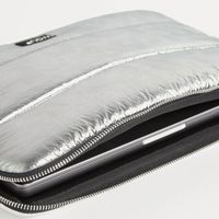 Wouf Quilted Pochette ordinateur 13-14 pouces - Silver Glossy