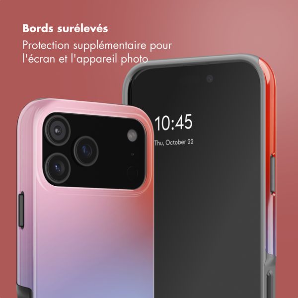 Selencia Coque arrière Vivid avec MagSafe Apple iPhone 17 Pro Max - Gradient Soft Blush