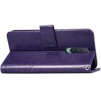 Etui de téléphone Fleurs de Trèfle OnePlus 8 - Violet