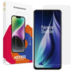 Accezz Protection d'écran en verre trempé OnePlus Nord N30 SE - Transparent