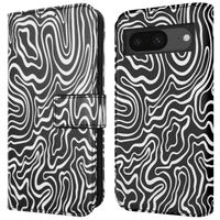 imoshion Étui de téléphone portefeuille Design Google Pixel 8a - Black And White