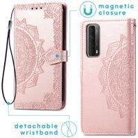 imoshion Etui de télephone Mandala Huawei P Smart (2021) - Rose Doré