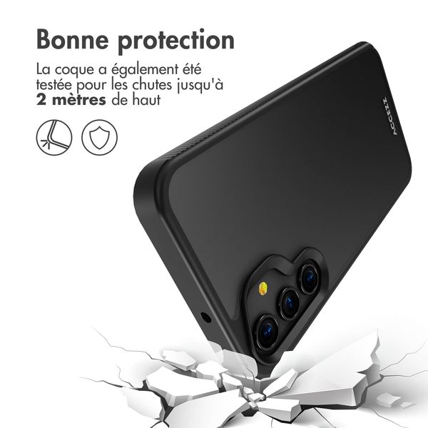 Accezz Coque Givrée Robuste Samsung Galaxy A15 (5G/4G) - Noir
